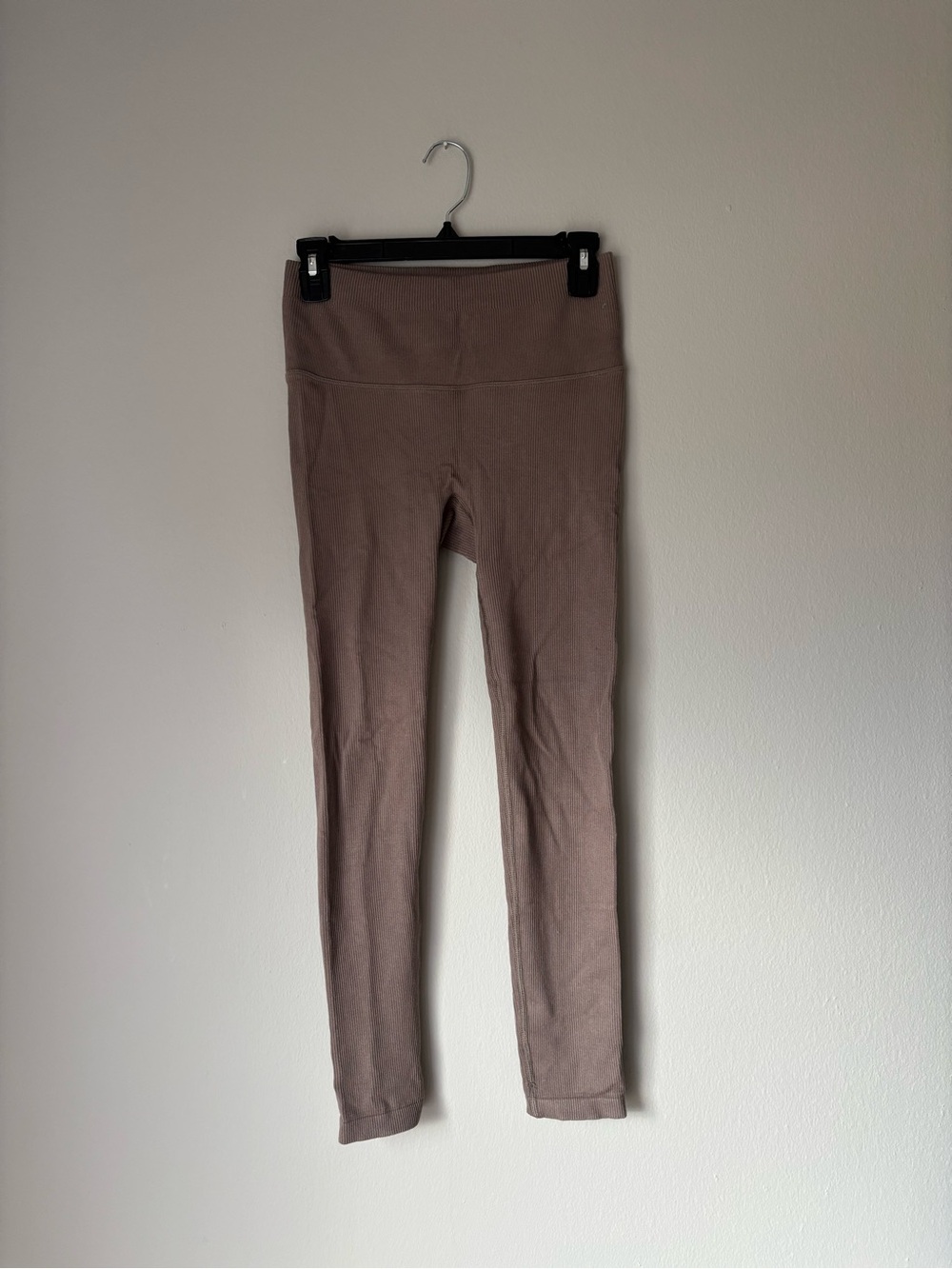 all in motion Women's Taupe Ribbed Leggings - Brown/Gray